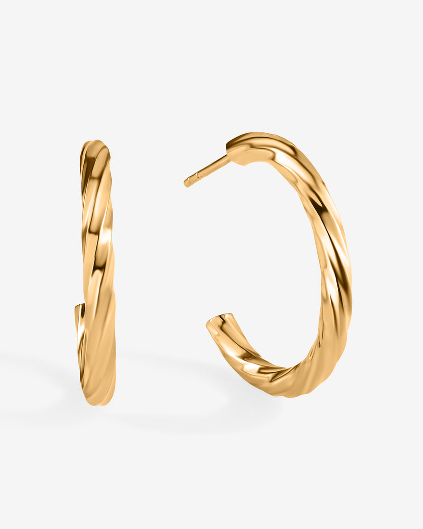 Twist Earrings (medium)