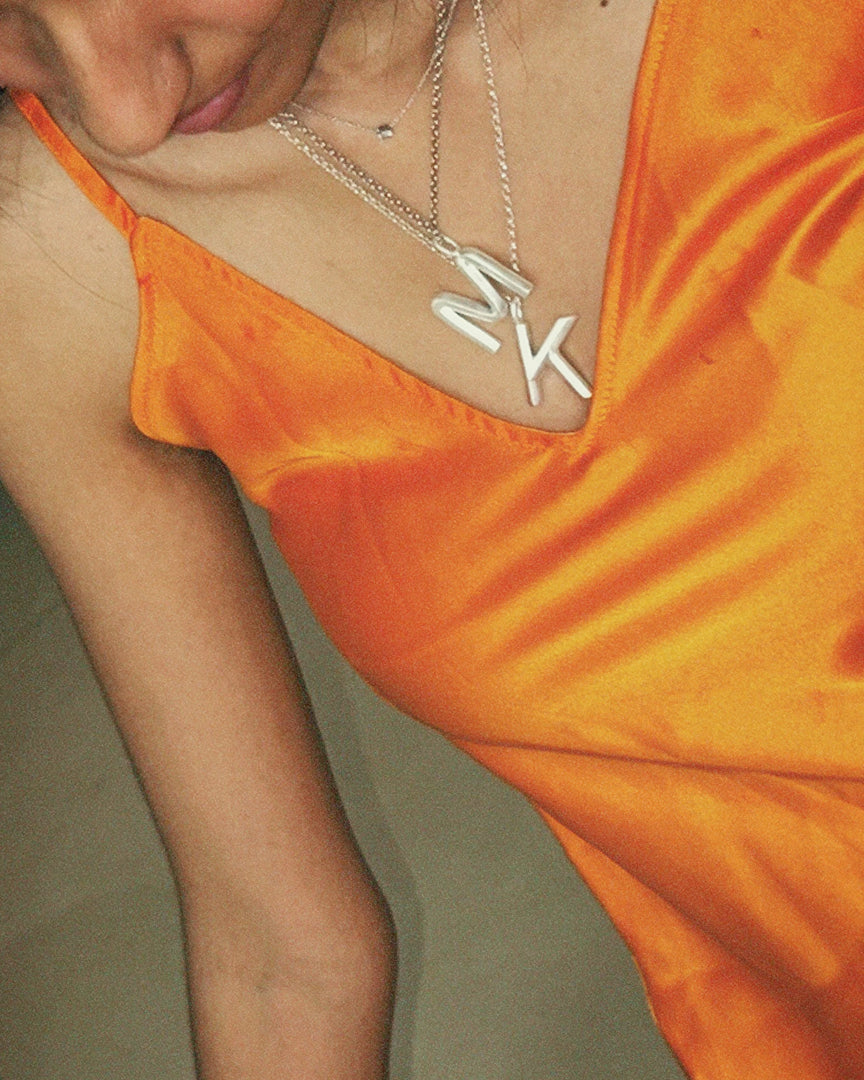 Bold Letter Necklace - M