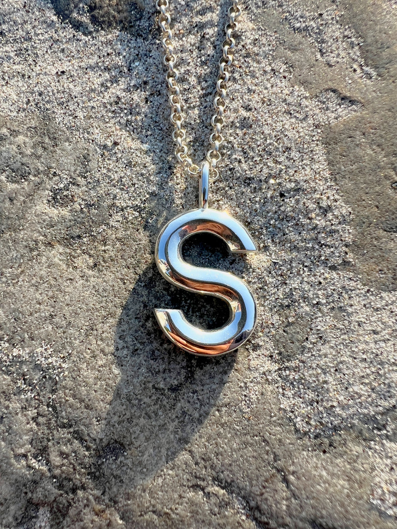 Bold Letter Necklace - S