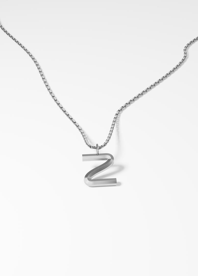 Bold Letter Necklace - Z