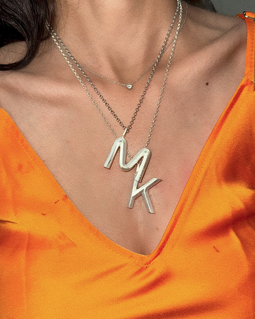 Bold Letter Necklace - M