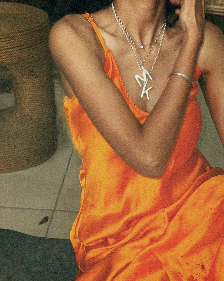 Bold Letter Necklace - M