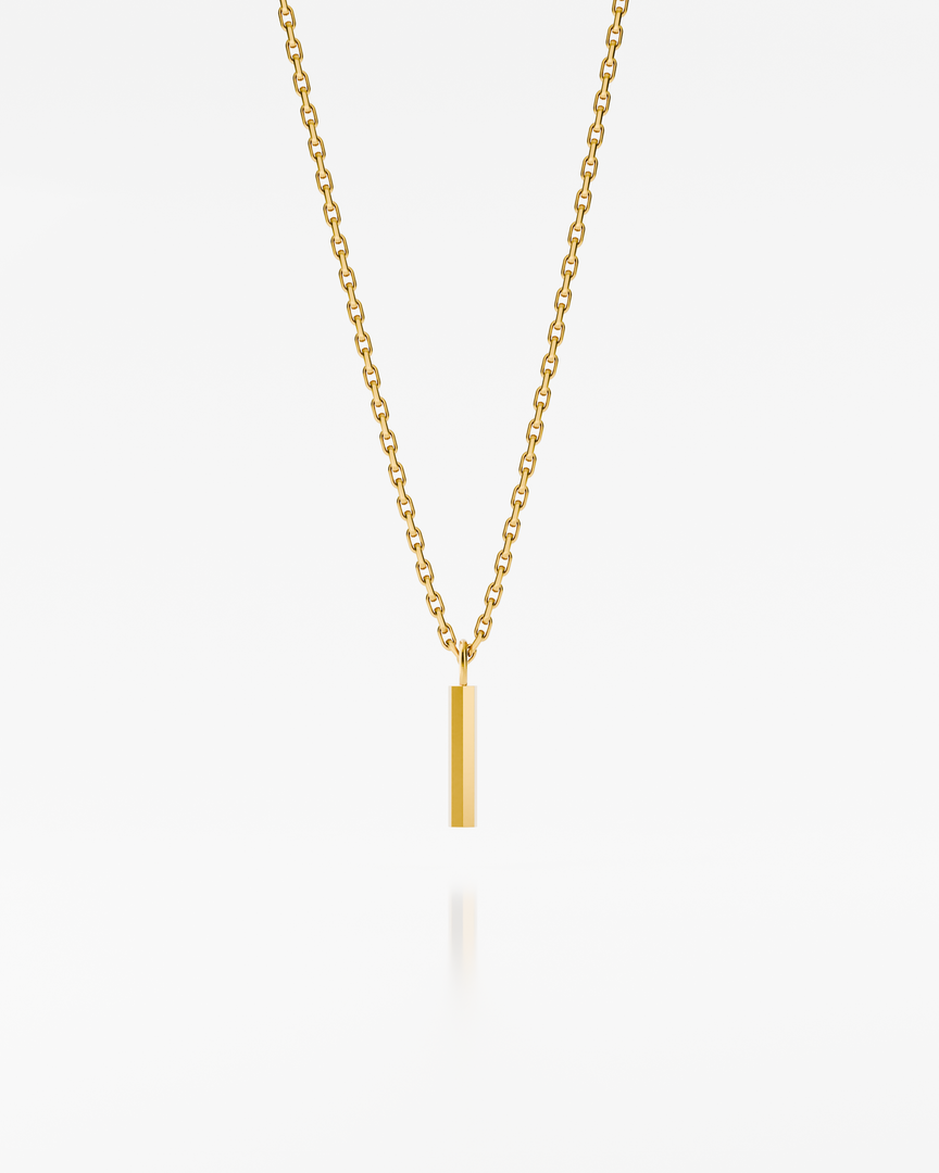Bold Letter Necklace - I