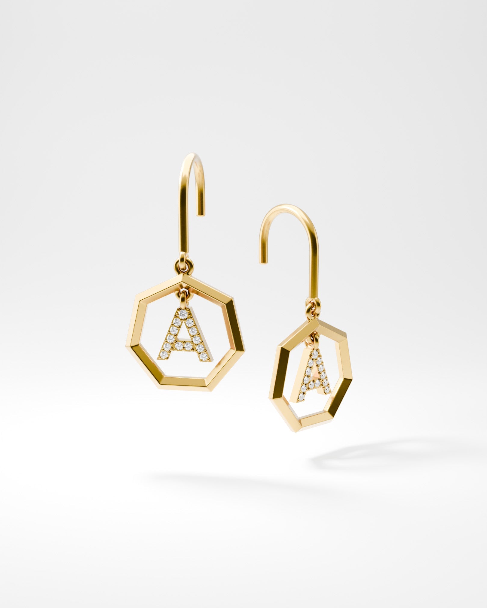 Letter Earrings