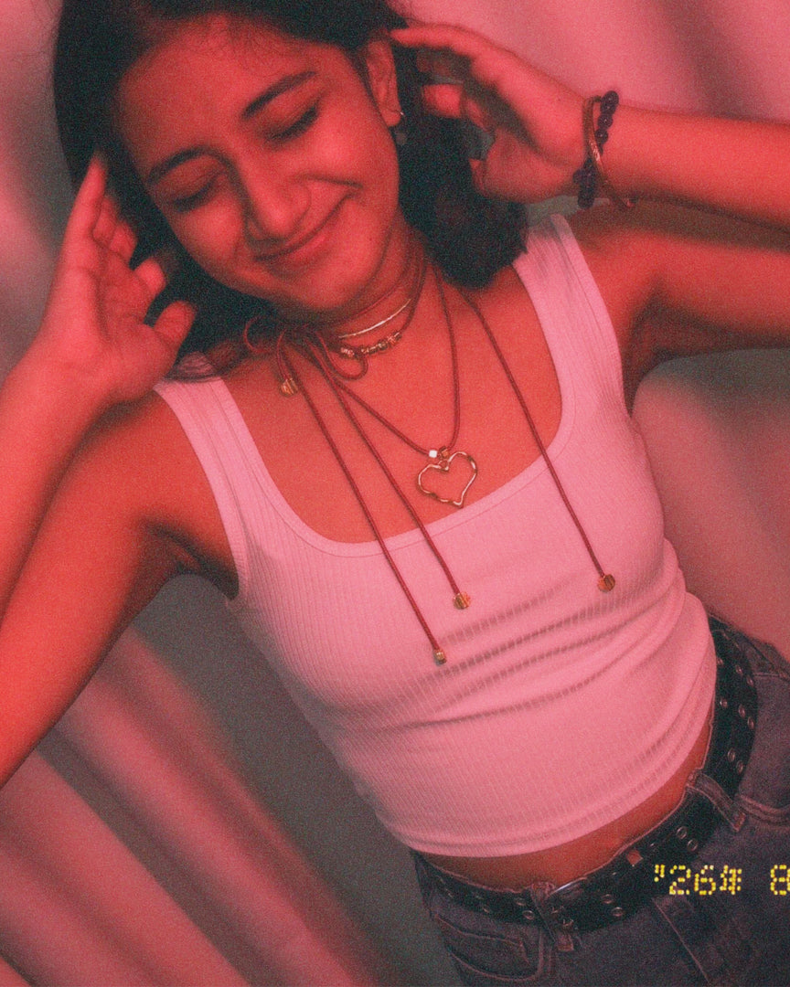 Heart Cord Necklace