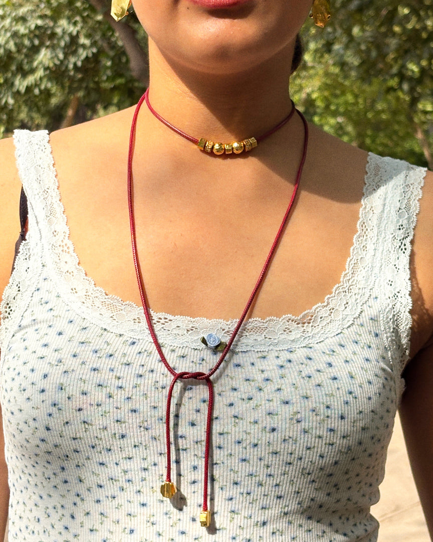 Rocks Cord Necklace