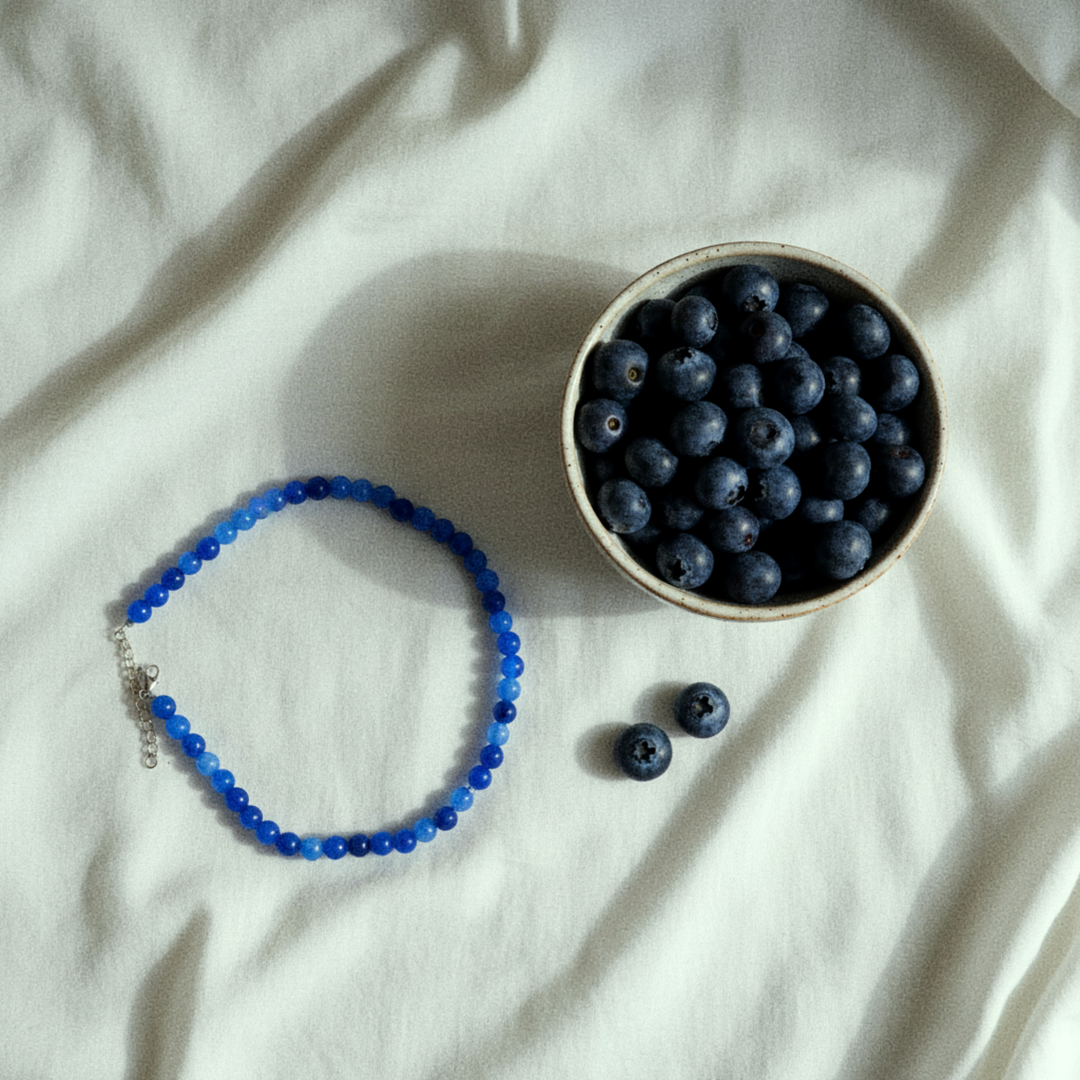 Jaipur beads collection - Blue Quartz