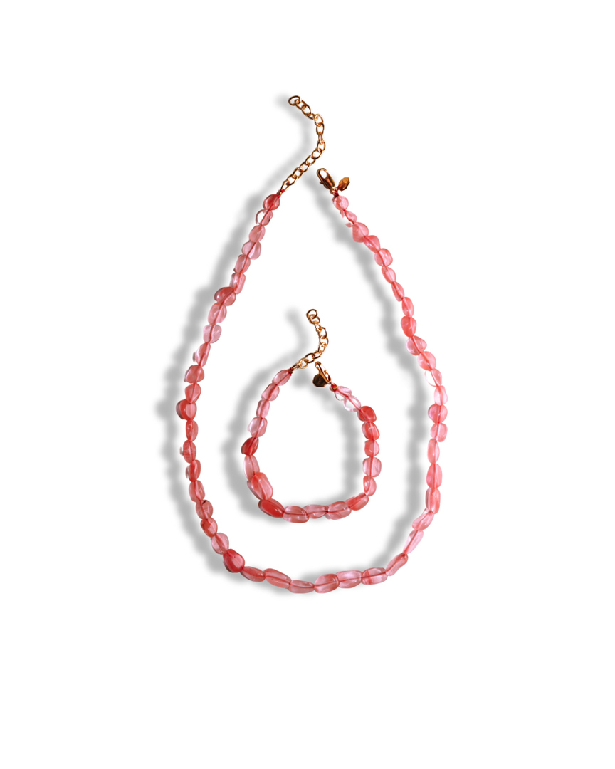 Jaipur beads collection - Rose Quartz