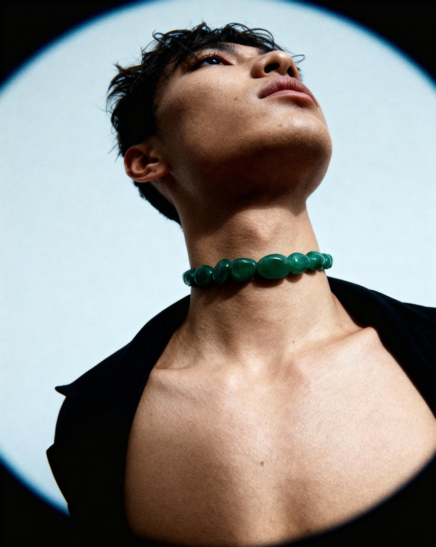 Jaipur beads collection - Green Quartz