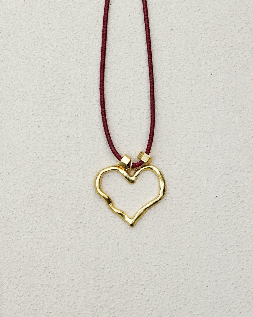 Heart Cord Necklace