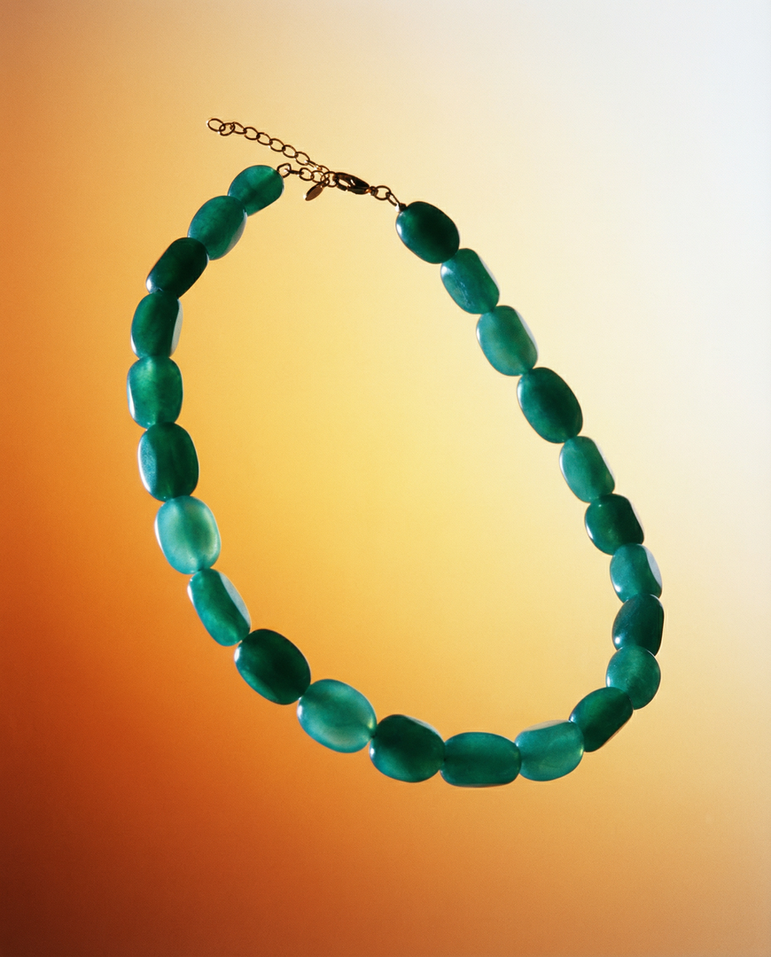 Jaipur beads collection - Green Quartz