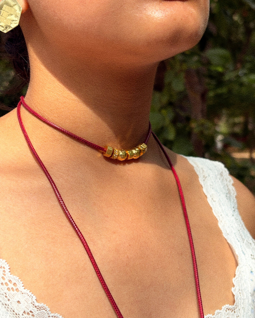 Rocks Cord Necklace