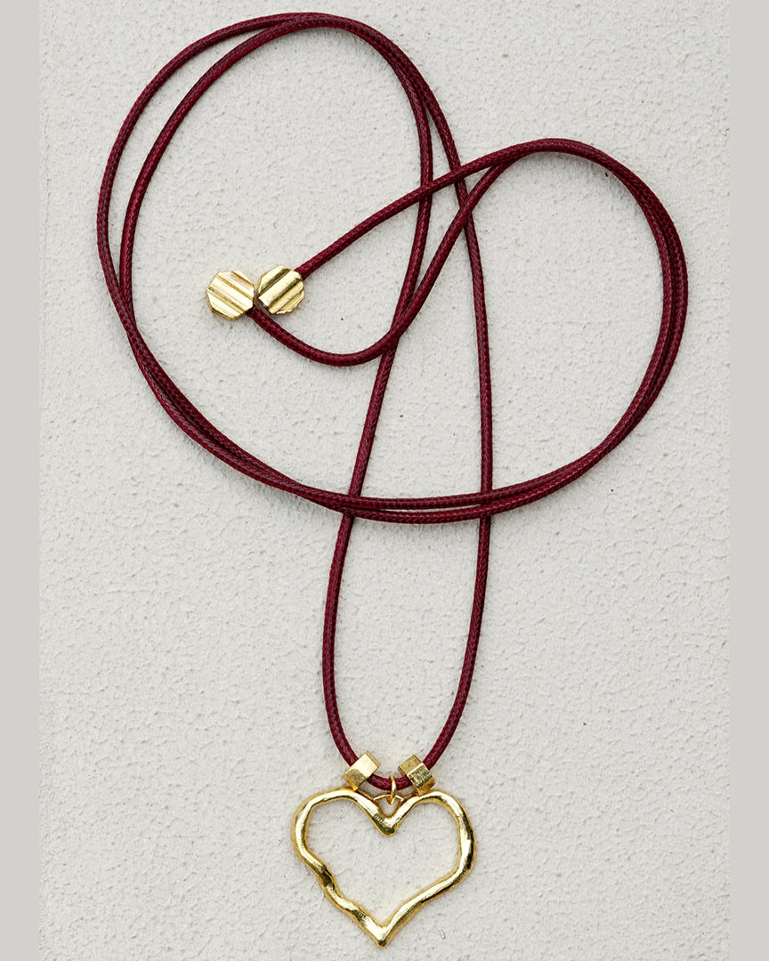 Heart Cord Necklace