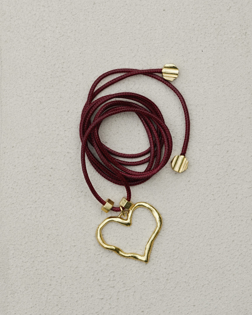 Heart Cord Necklace