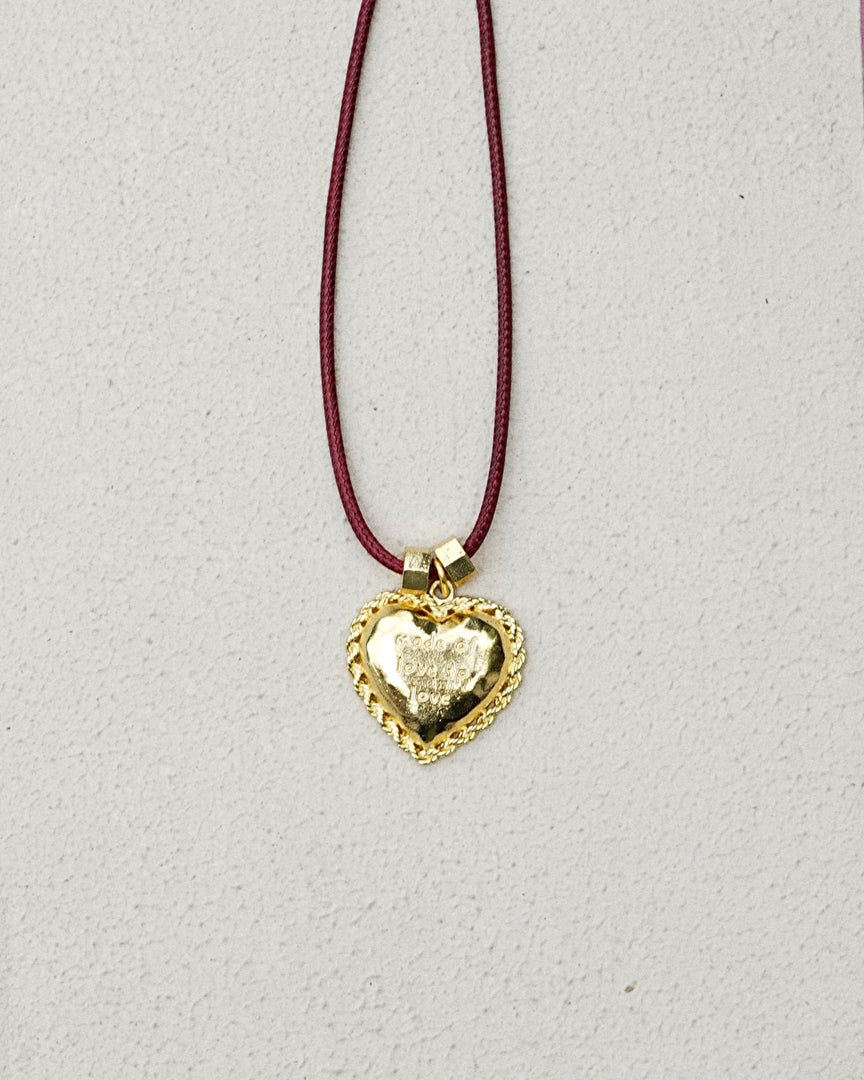 “Made of love to love” Cord Necklace
