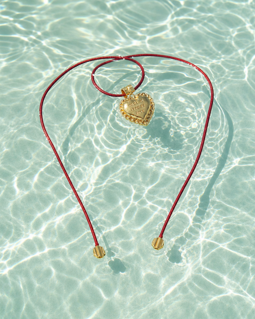 “Made of love to love” Cord Necklace