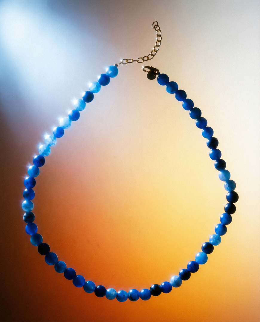 Jaipur beads collection - Blue Quartz