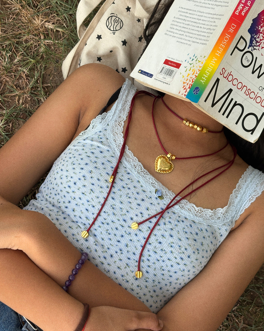 “Made of love to love” Cord Necklace