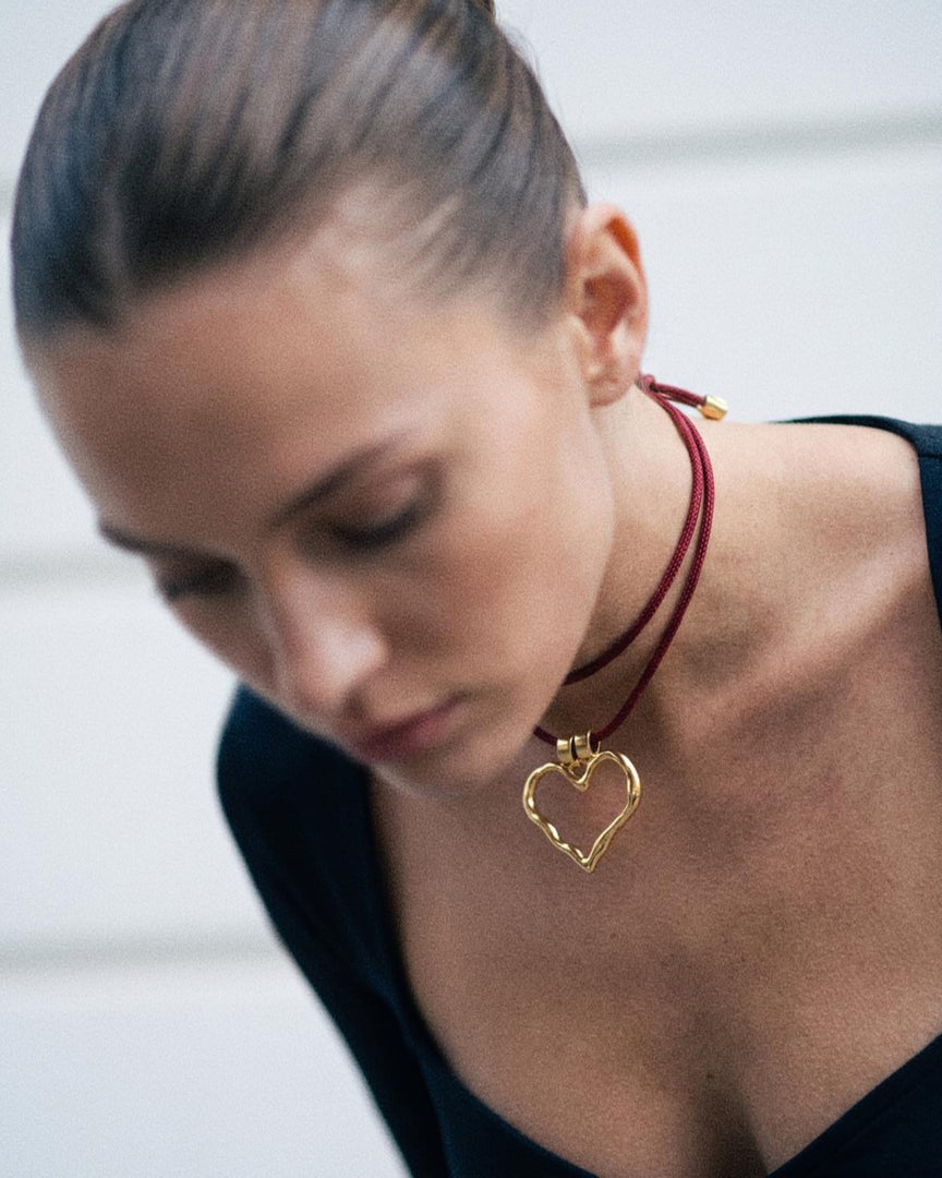 Heart Cord Necklace