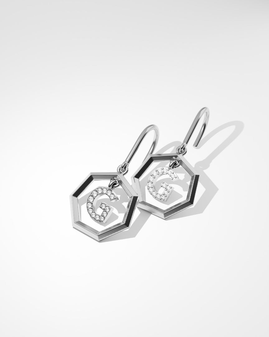 Letter Earrings - G