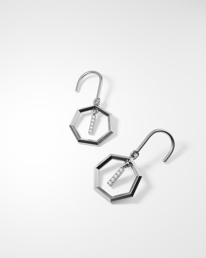 Letter Earrings - I