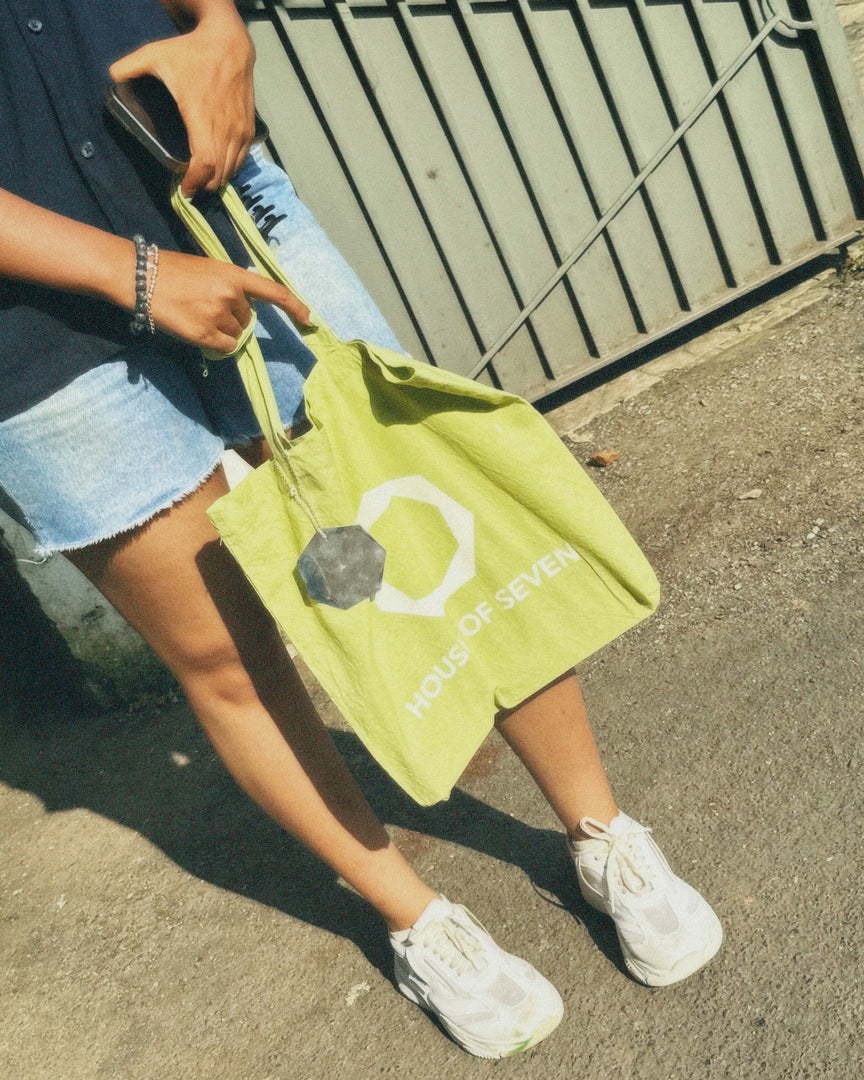 Lime Green Tote Bag